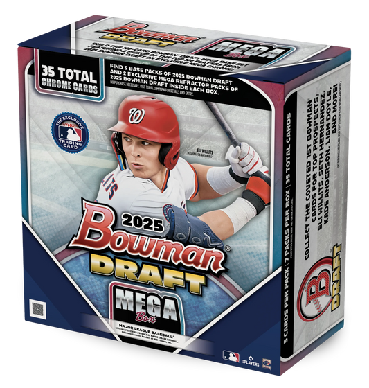 2025 Topps Bowman Draft Baseball Mega Box (SEALED)