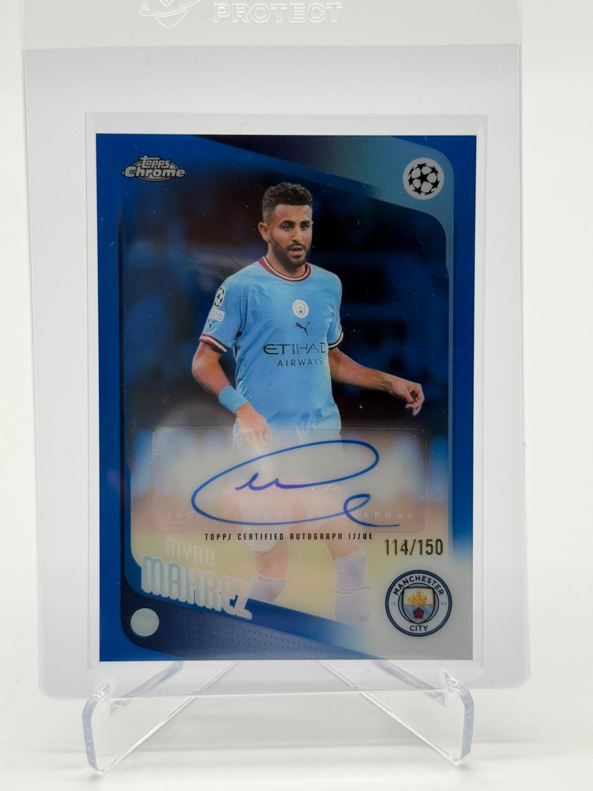 2026 Topps Chrome UCC Aiyad Mahrez Autogramm 114/150