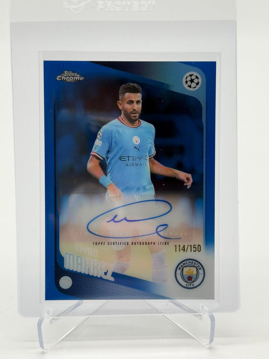 2026 Topps Chrome UCC Aiyad Mahrez Autogramm 114/150