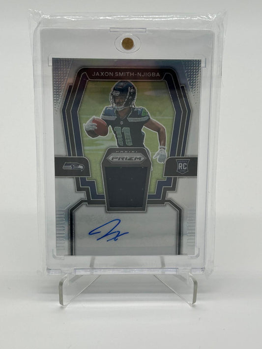 2023 Panini Prizm Football Jaxon Smith-Njigba RC Patch Auto /99