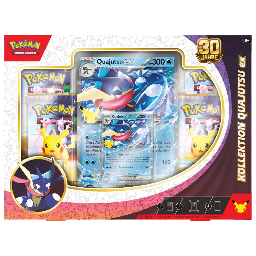 Pokémon 30 Jahre Quajutsu-ex Kollektion Deutsch – Pokémon TCG