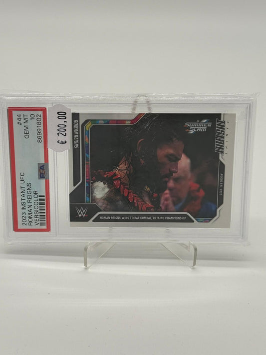 2023 Panini Instant UFC Roman Reigns Versicolor /5 PSA 10