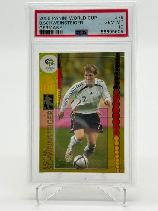 2006 Panini World Cup Bastian Schweinsteiger PSA10