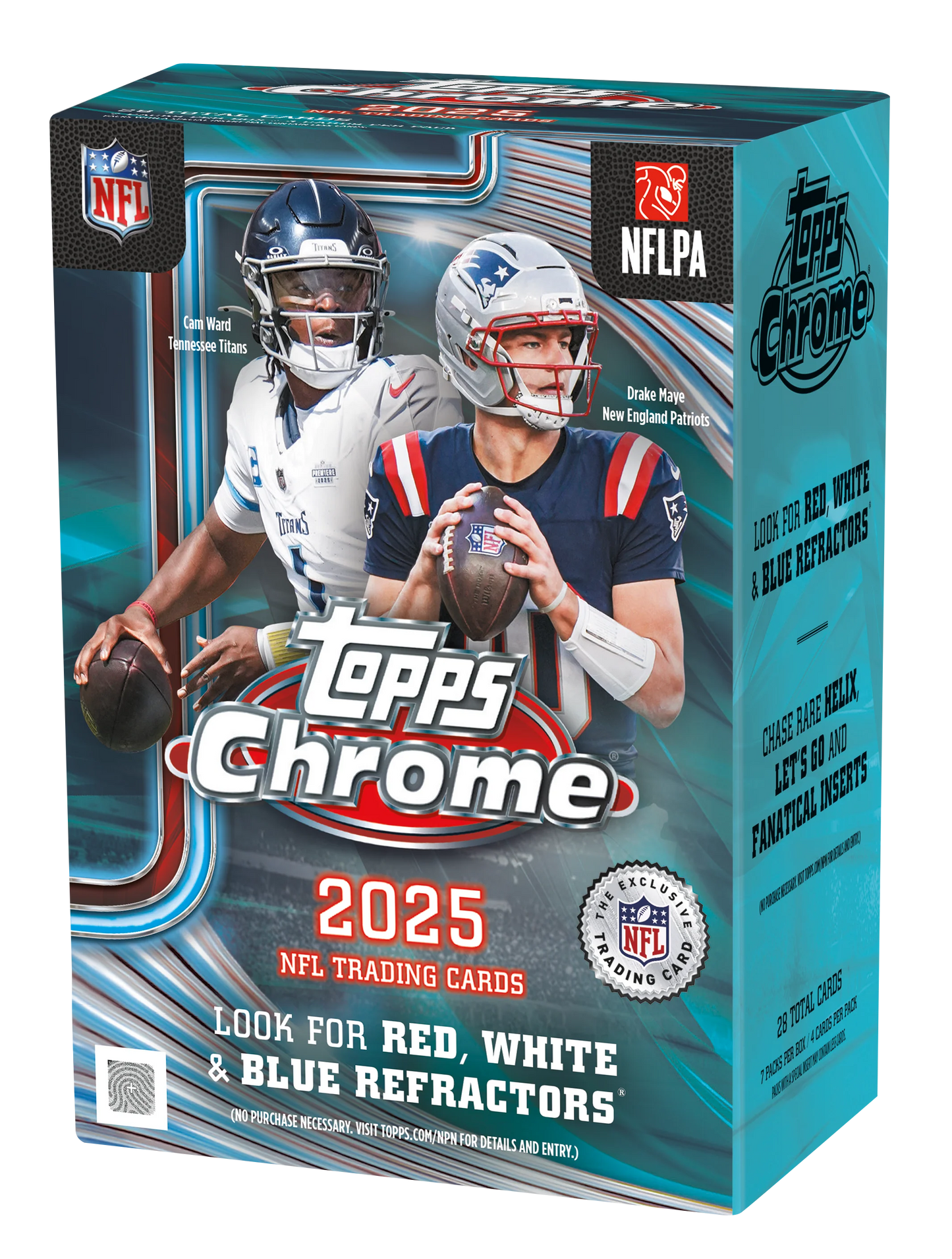 2025 Topps Chrome Football Value Box (SEALED)