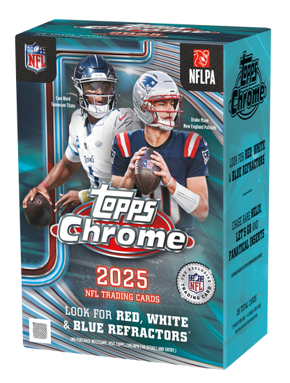 2025 Topps Chrome Football Value Box (SEALED)