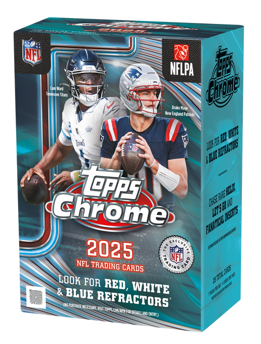 2025 Topps Chrome Football Value Box (LIVEBREAK)