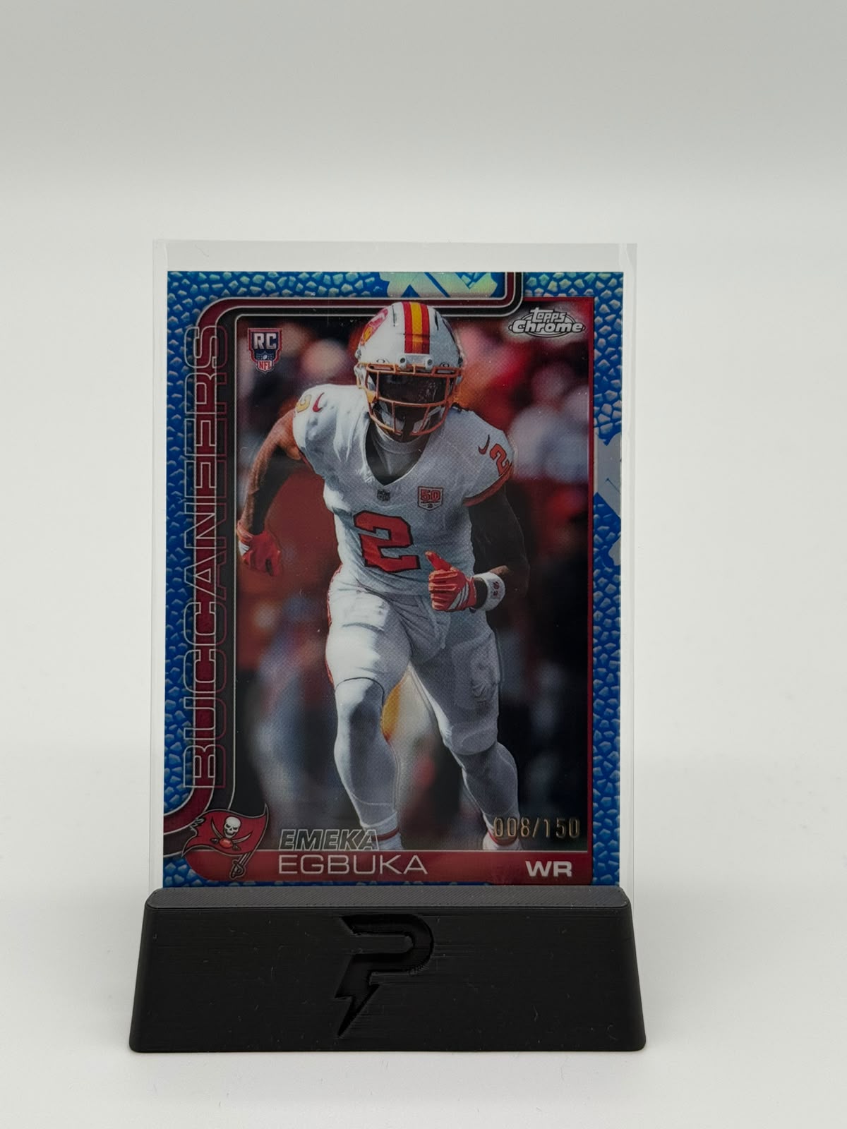 2025 Topps Chrome NFL Emeka Egbuka 008/150