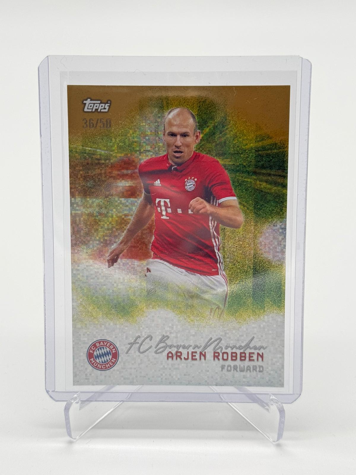 2025 Topps FC Bayern Teamset Arjen Robben Pitch Pirsuits 36/50