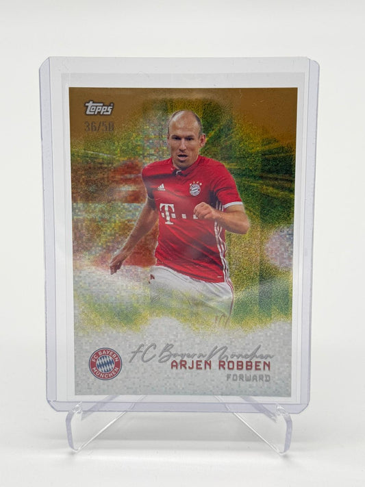 2025 Topps FC Bayern Teamset Arjen Robben Pitch Pirsuits 36/50