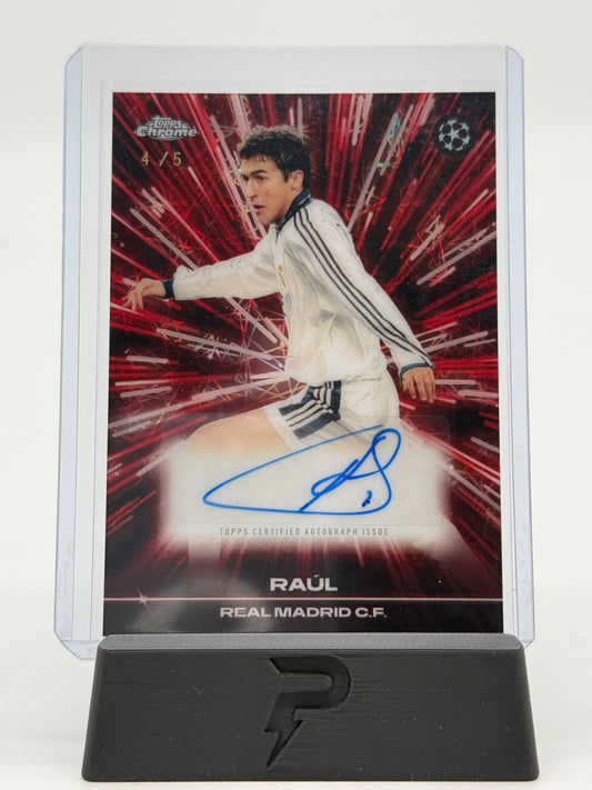 2026 Topps UCC Chrome Raul Black Lazer 4/5 Auto
