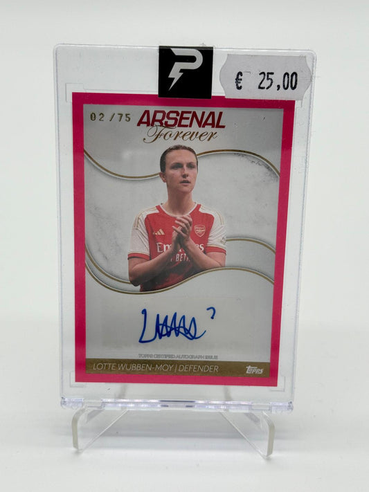2024 Topps Arsenal Forever Lotte Wubben-Moy Auto /75