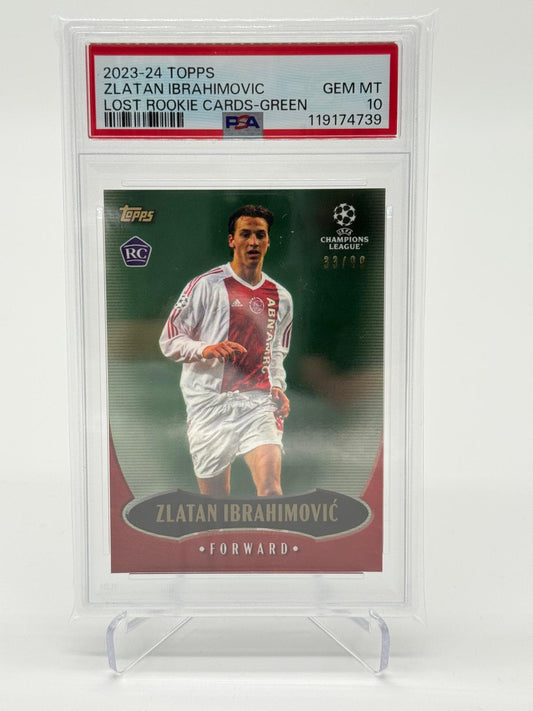 2023-24 Topps Lost Rookie Zlatan Ibrahimovic /99 PSA 10