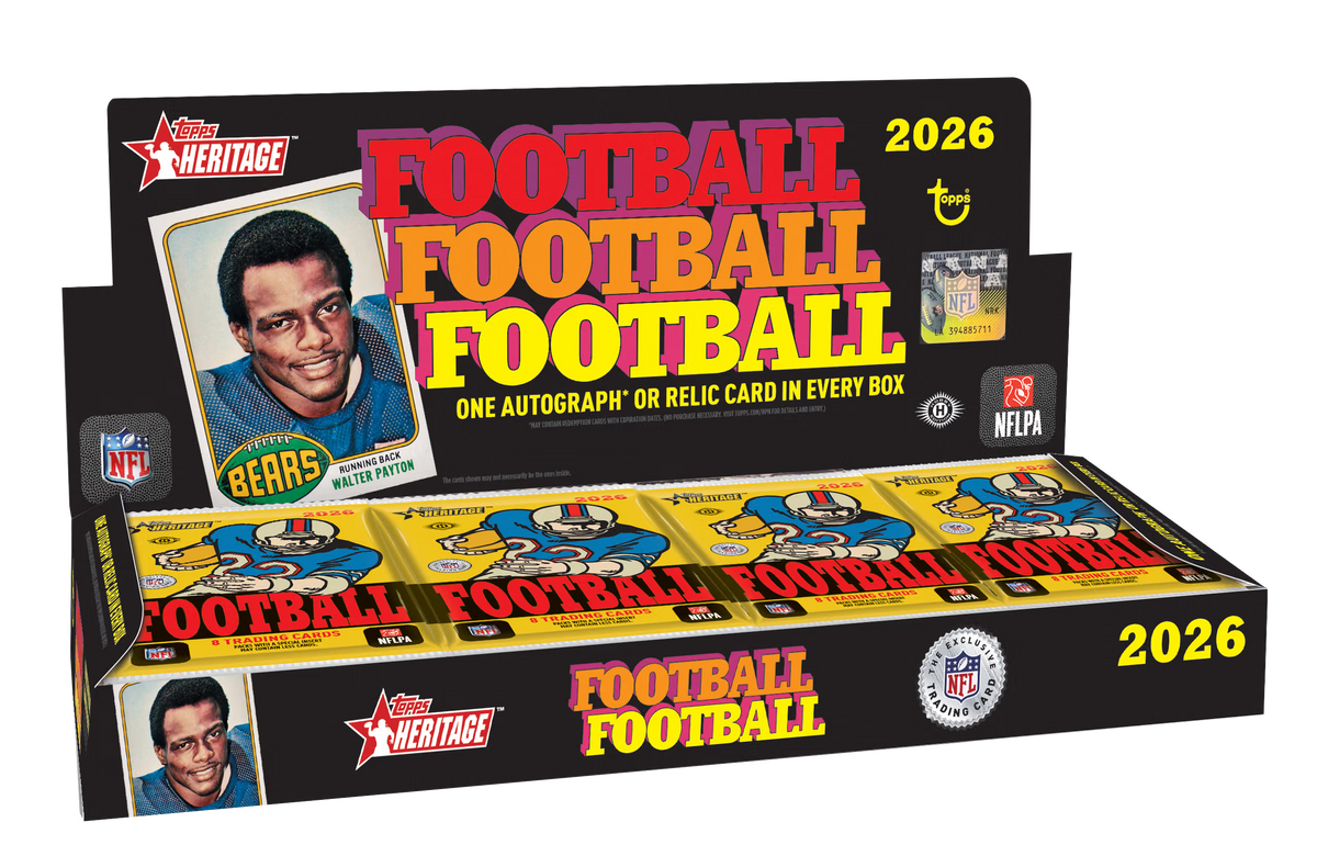 2026 Topps Heritage Football - Hobby Box