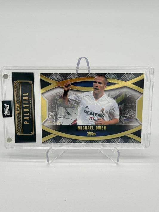 2024-25 Topps Real Madrid Palatial Michael Owen /10