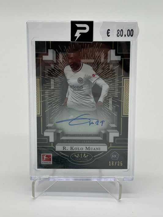 2023 Topps Tier One Randal Kolo Muani RC Autograph /25