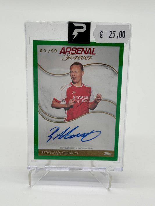 2024 Topps Arsenal Forever Beth Mead Auto /99