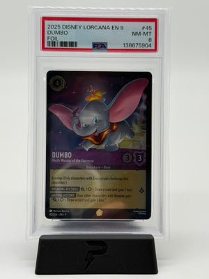 2025 Disney Lorcana Dumbo #45 PSA 8