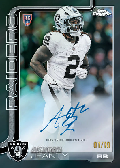 2025 Topps Chrome Football Value Box (SEALED)