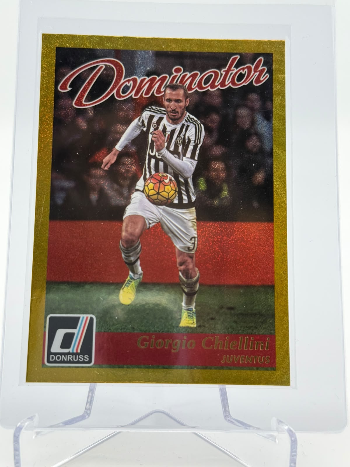 2016-17 Panini Donruss Giorgio Chiellini Dominators Gold