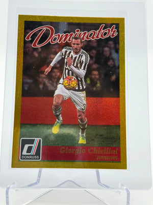 2016-17 Panini Donruss Giorgio Chiellini Dominators Gold