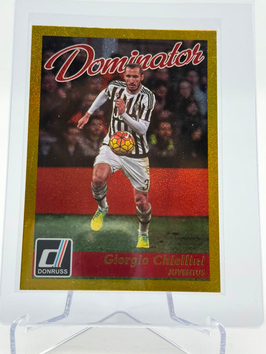 2016-17 Panini Donruss Giorgio Chiellini Dominators Gold