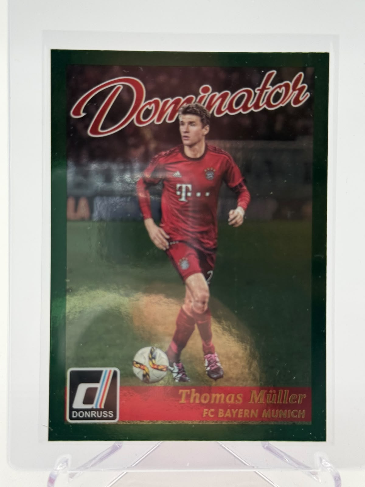 2016-17 Panini Donruss Thomas Müller Dominators Green
