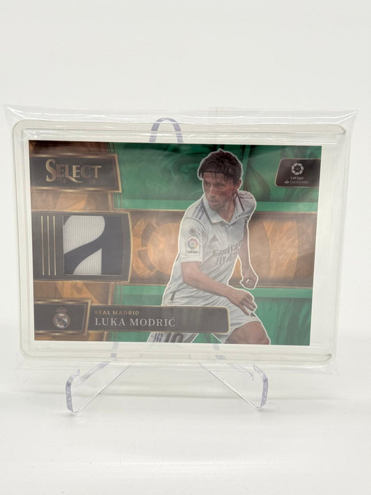 2023-24 Panini Select LaLiga Luka Modric Real Madrid Green Patch 01/02