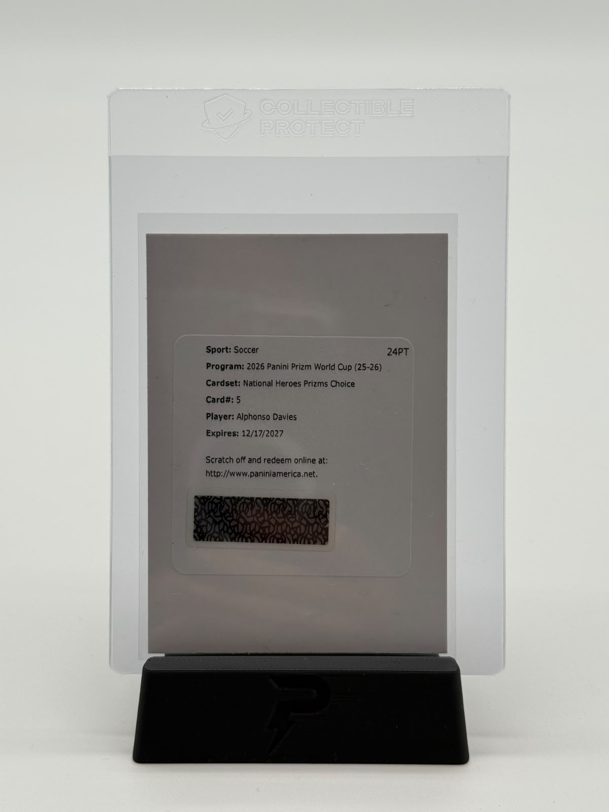 2026 Panini Prizm Fifa World Cup National Heroes Alphonso Davies Redemption