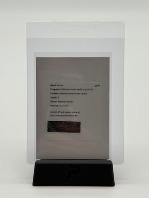 2026 Panini Prizm Fifa World Cup National Heroes Alphonso Davies Redemption