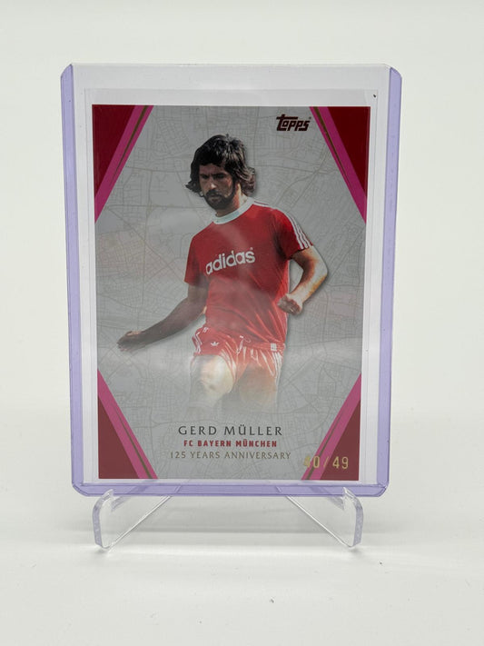 2025 Topps Bayern 125 Jahre Gerd Müller /49