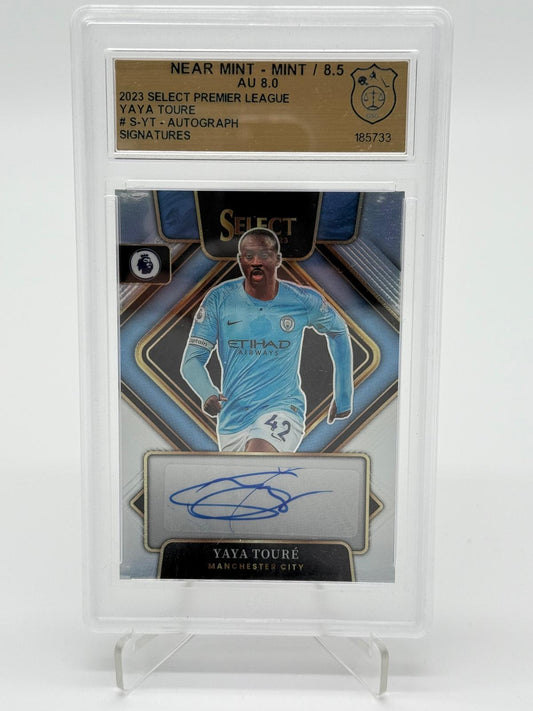 2023 Panini Select Premier League Yaya Toure Auto GSG 8,5 Auto 8