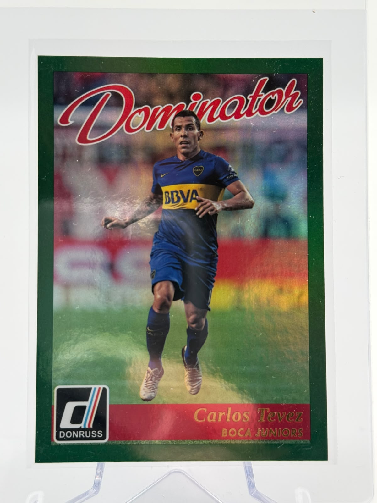 2016-17 Panini Donruss Carlos Tevez Dominators Green