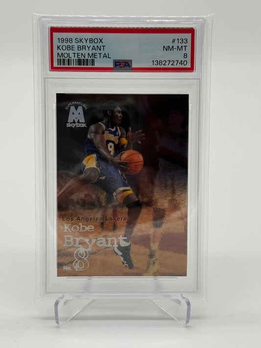 1998 Skybox Kobe Bryant Molten Metal PSA 8