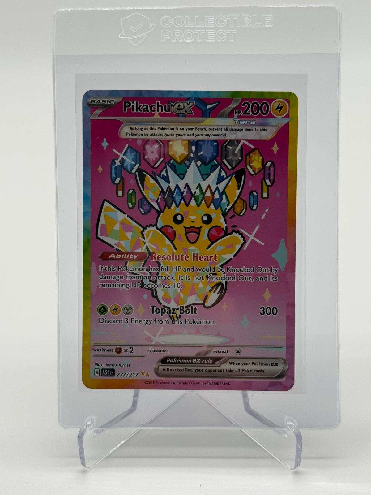 2026 Pokemon Ascended Heroes Pikachu EX 277/217 Eng