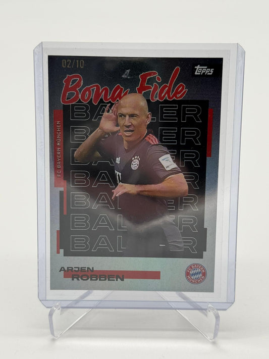 2025 Topps FC Bayern Teamset Arjen Robben Bona Fide 02/10