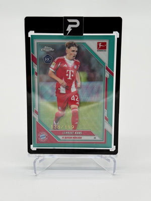 2025-26 Topps BL Chrome Lennart Karl RC Wave Aqua Refractor 138/199
