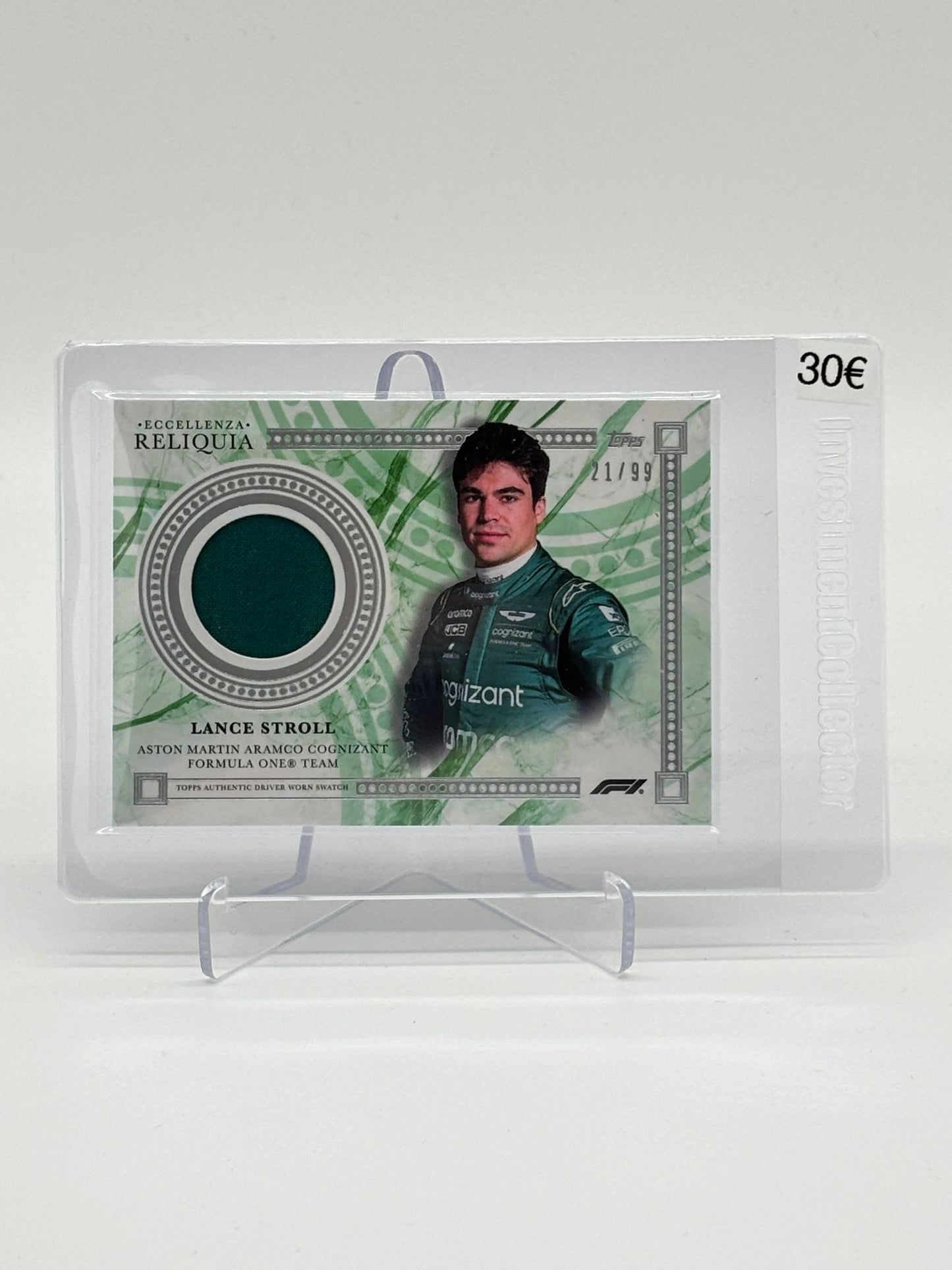 Topps Formula One Eccellenza - Lance Stroll Reliquia /99