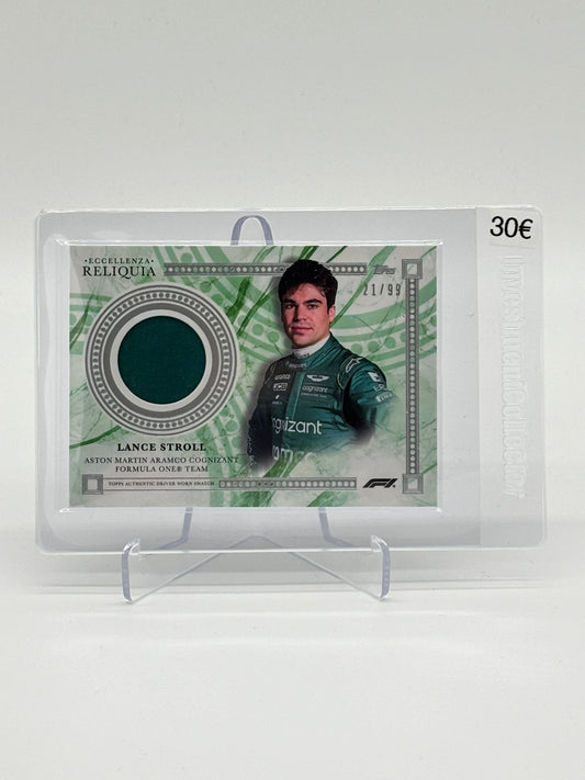 Topps Formula One Eccellenza - Lance Stroll Reliquia /99