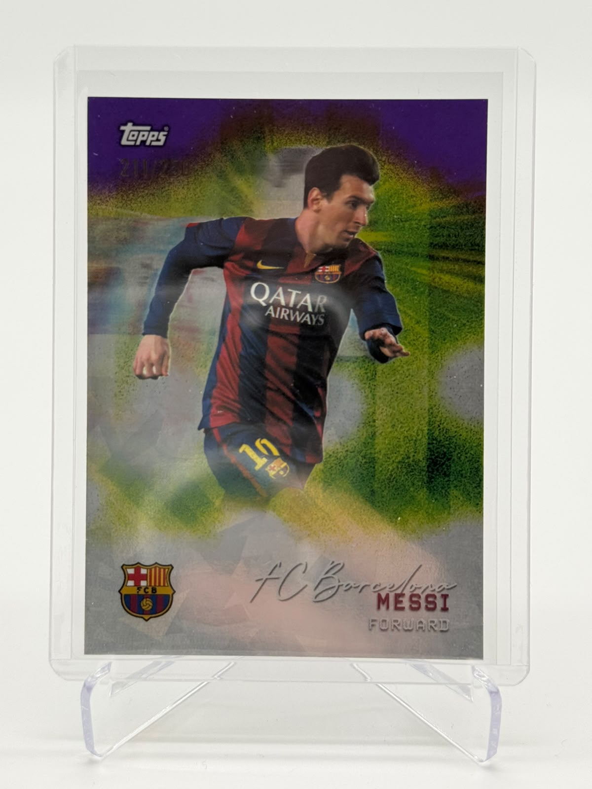 2025 Topps Barcelona Teamset Lionel Messi 211/250