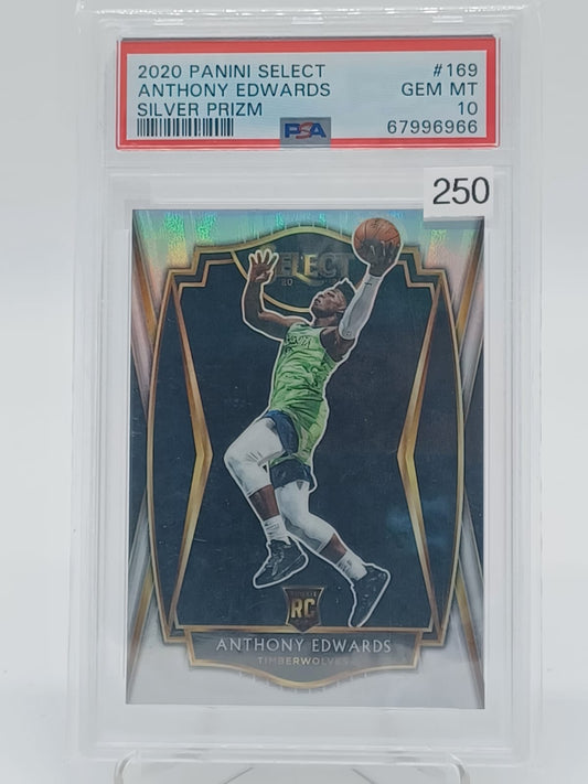 2020 Panini Select Anthony Edwards RC PSA10