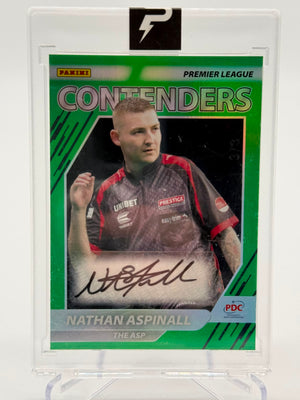 2025 Panini PDC Premier League Contenders Nathan Aspinall AUTO 3/3