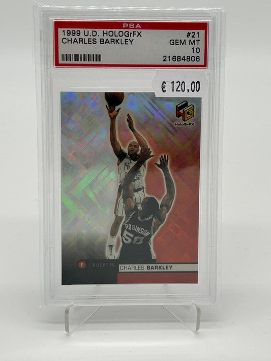 1999 U.D. Hologrfx Charles Barkley #21 PSA 10