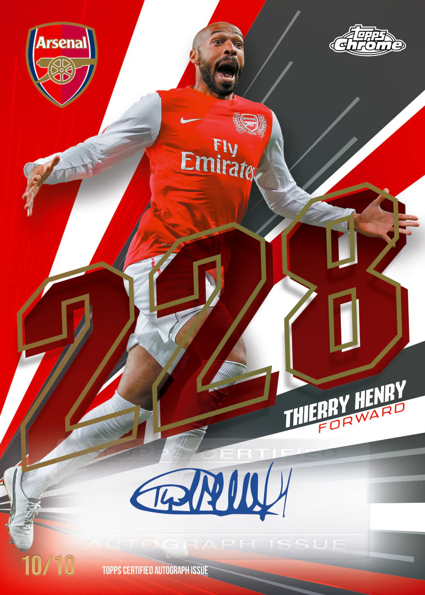 2025-26 Topps Chrome Arsenal Deck Box (SEALED)