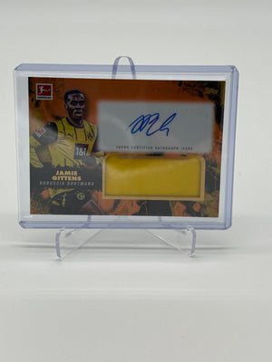 2024-25 Topps Bundesliga Inception Jamie Gittens Patch Auto Relic 01/25