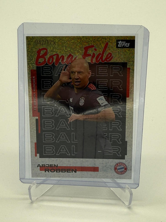 2025 Topps FC Bayern Teamset Arjen Robben Bona Fide 042/125