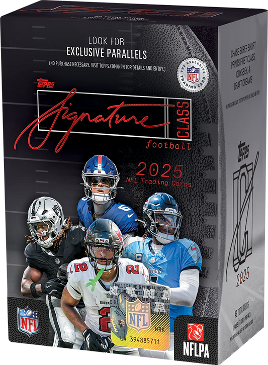 2025 Topps Signature Class Football Value Box (LIVEBREAK)
