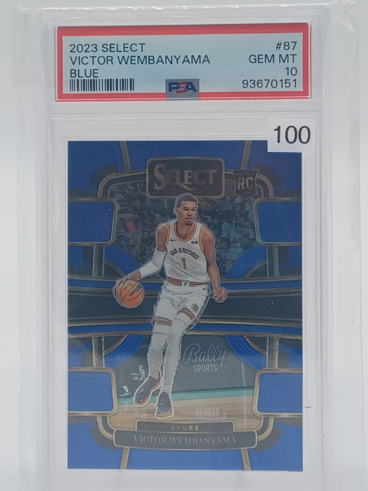 2023 Panini Select - Victor Wembanyama RC PSA10