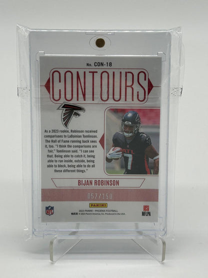 2023 Panini Phoenix Football Bijan Robinson Contours /150