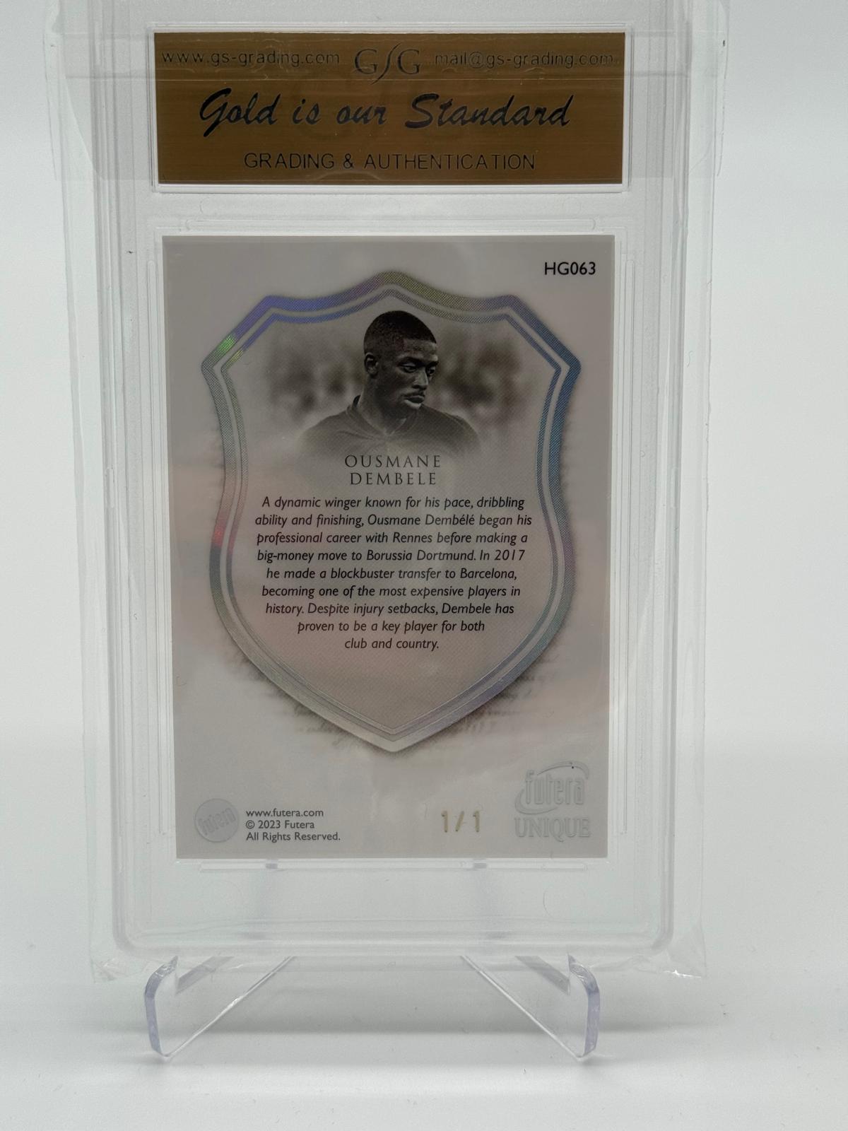 2023 Futera Unique Ousame Dembele 1/1