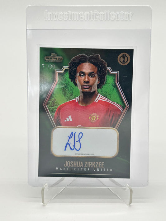 2024 Topps Fabrizio Romano Summer Signings Joshua Zirkzee Auto /99